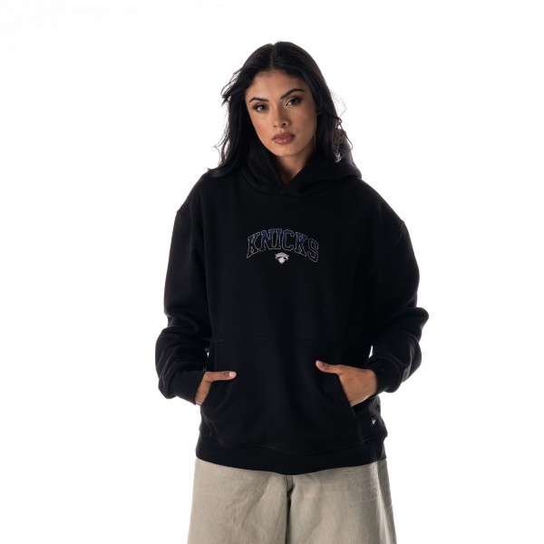 Unisex New York Knicks The Wild Collective Black Splatter Premium Hoodie