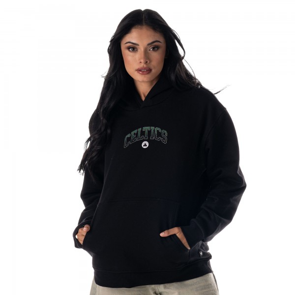 Unisex Boston Celtics The Wild Collective Black Splatter Premium Hoodie