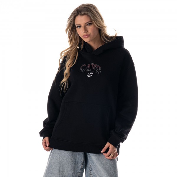 Unisex Cleveland Cavaliers The Wild Collective Black Splatter Premium Hoodie