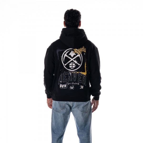 Толстовка Unisex Denver Nuggets The Wild Collective Black Splatter Premium