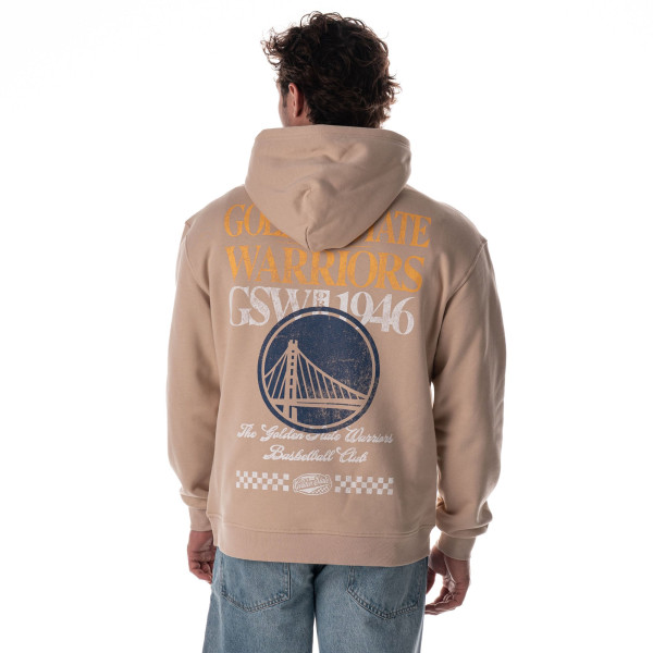 Толстовка Unisex Golden State Warriors The Wild Collective Tan Mantra Premium