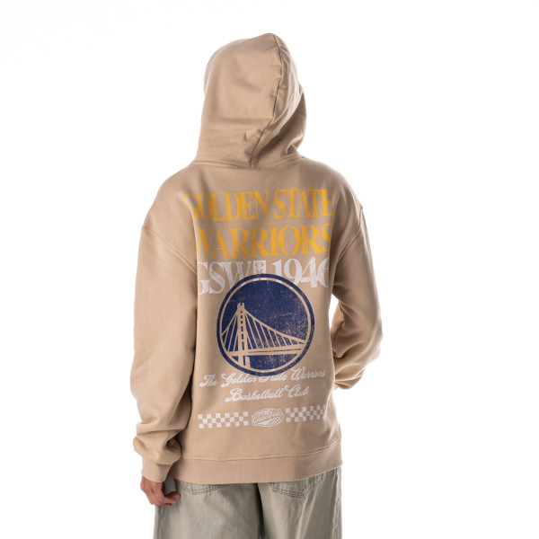 Толстовка Unisex Golden State Warriors The Wild Collective Tan Mantra Premium