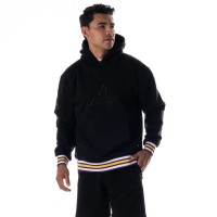 Толстовка Unisex Los Angeles Lakers The Wild Collective Black Custom Rib Tonal Premium