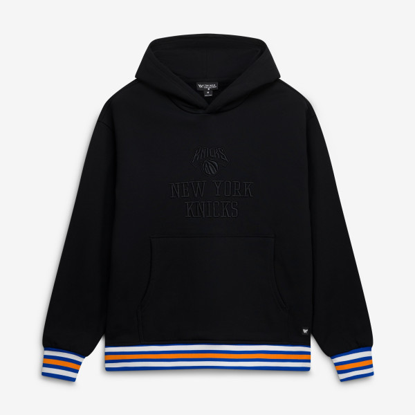 Именная толстовка Unisex New York Knicks The Wild Collective Black Rib Tonal Premium
