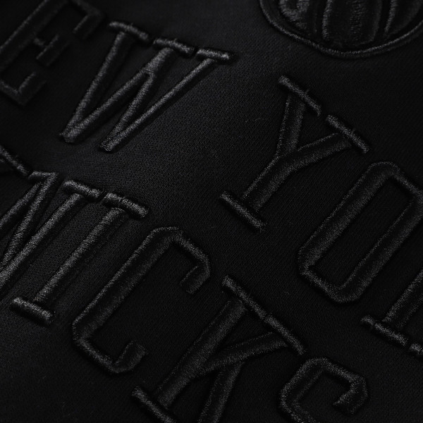 Именная толстовка Unisex New York Knicks The Wild Collective Black Rib Tonal Premium