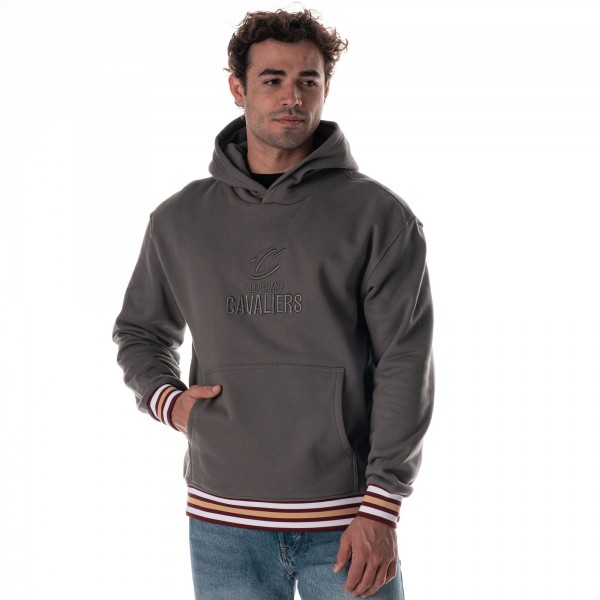 Unisex Cleveland Cavaliers The Wild Collective Charcoal Custom Rib Tonal Premium Hoodie