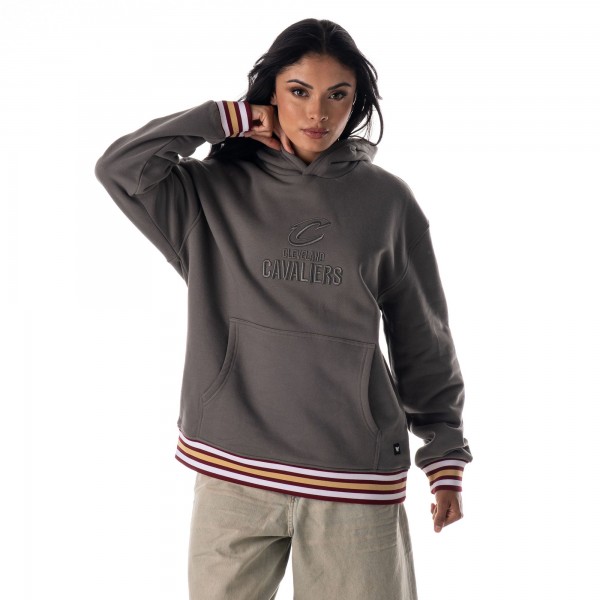 Unisex Cleveland Cavaliers The Wild Collective Charcoal Custom Rib Tonal Premium Hoodie