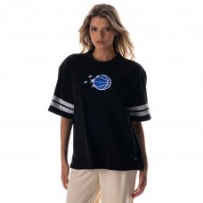 Женская Orlando Magic The Wild Collective Black Vintage Drop Shoulder Oversized Boyfriend T-Shirt