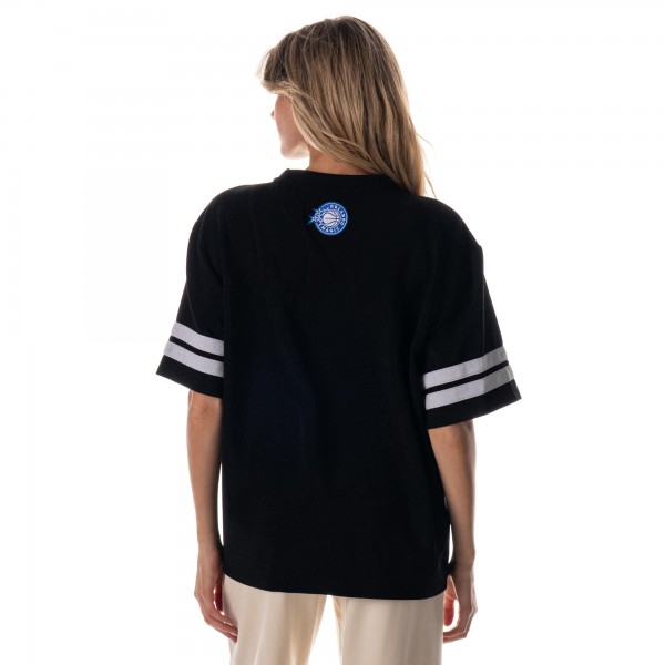 Женская Orlando Magic The Wild Collective Black Vintage Drop Shoulder Oversized Boyfriend T-Shirt