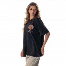Unisex New York Knicks The Wild Collective Black Oversized Streetwear T-Shirt