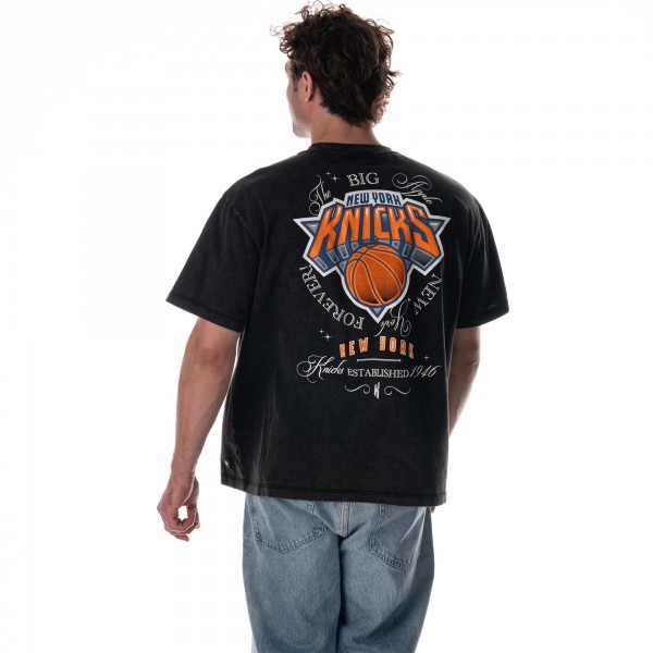 Unisex New York Knicks The Wild Collective Black Oversized Streetwear T-Shirt