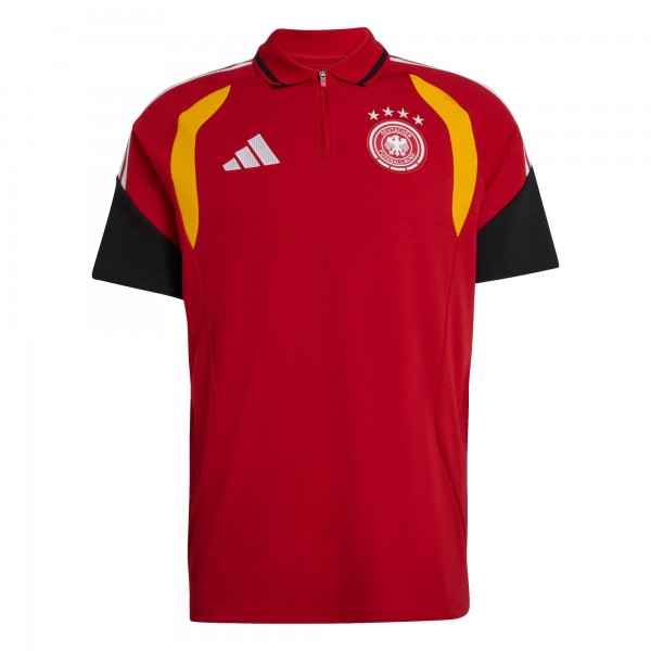 Germany National Team adidas 2026 Tiro Training Polo - Red