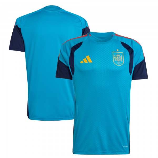 Spain National Team adidas FIFA x World Cup 2026 Tiro Home Training Jersey - Turquoise