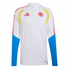 Colombia National Team adidas FIFA x World Cup 2026 Tiro Quarter-Zip Training Top - White