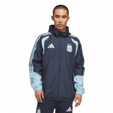Argentina National Team adidas FIFA x World Cup 2026 Tiro All Weather Full-Zip Jacket - Navy