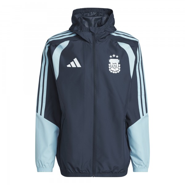 Argentina National Team adidas FIFA x World Cup 2026 Tiro All Weather Full-Zip Jacket - Navy
