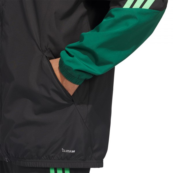 Mexico National Team adidas FIFA x World Cup 2026 Tiro All Weather Full-Zip Jacket - Black