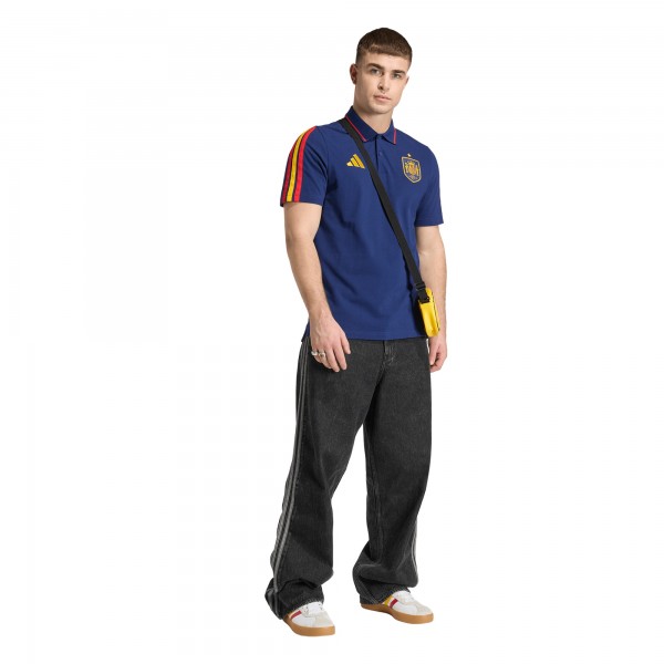 Spain National Team adidas FIFA x World Cup Alphaskin Polo - Navy