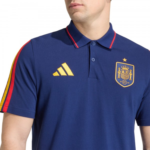 Spain National Team adidas FIFA x World Cup Alphaskin Polo - Navy