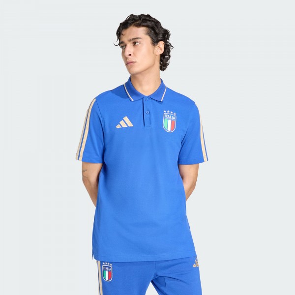 Italy National Team adidas FIFA x World Cup Alphaskin Polo - Blue