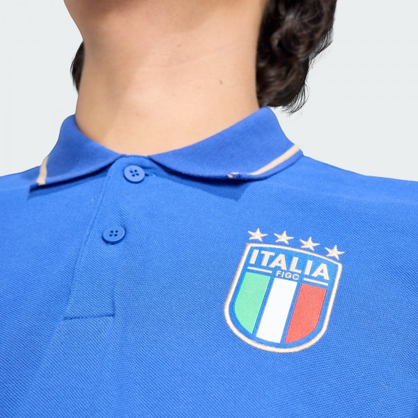 Italy National Team adidas FIFA x World Cup Alphaskin Polo - Blue