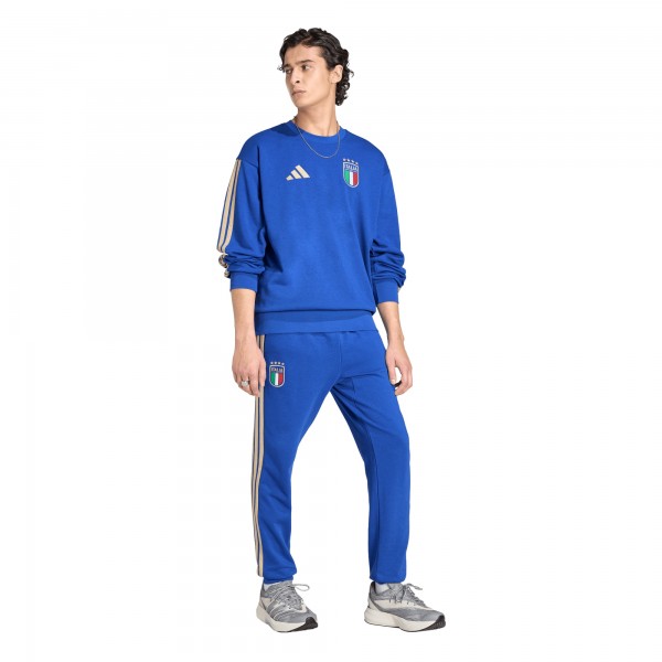 Italy National Team adidas FIFA x World Cup Alphaskin Crewneck Sweatshirt - Blue