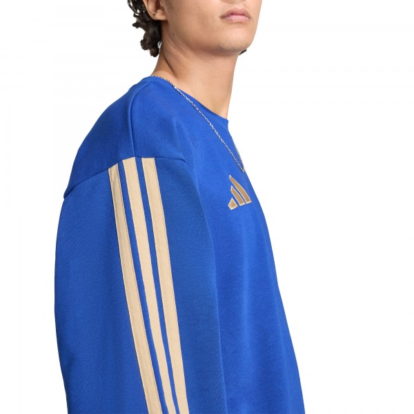 Italy National Team adidas FIFA x World Cup Alphaskin Crewneck Sweatshirt - Blue