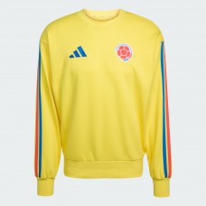 Colombia National Team adidas FIFA x World Cup Alphaskin Crewneck Sweatshirt - Yellow