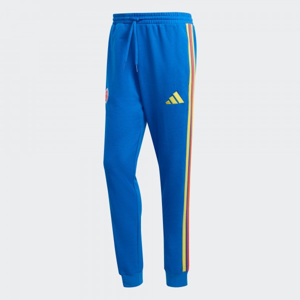 Colombia National Team adidas FIFA x World Cup Alphaskin Fleece Pants - Blue