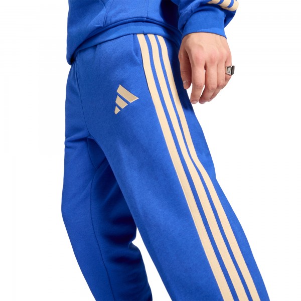 Italy National Team adidas Alphaskin Fleece Pants - Blue