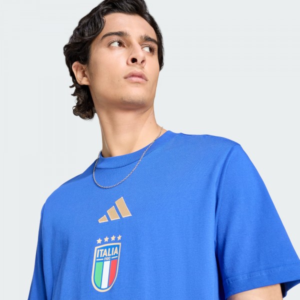 Italy National Team adidas FIFA x World Cup Alphaskin Graphic T-Shirt - Royal