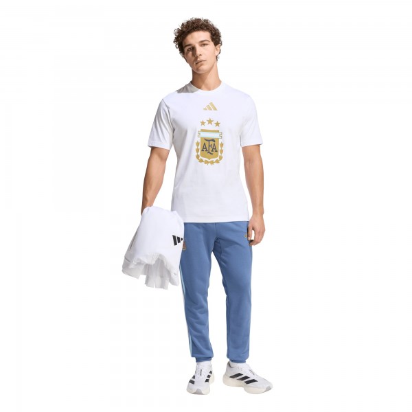 Argentina National Team adidas FIFA x World Cup Alphaskin Graphic T-Shirt - White