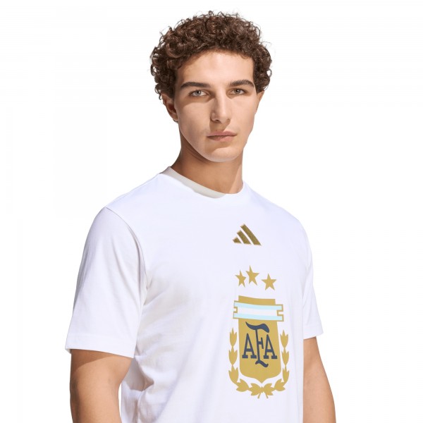 Argentina National Team adidas FIFA x World Cup Alphaskin Graphic T-Shirt - White