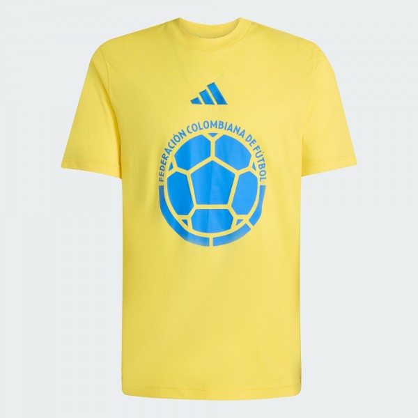 Colombia National Team adidas FIFA x World Cup Alphaskin Graphic T-Shirt - Yellow