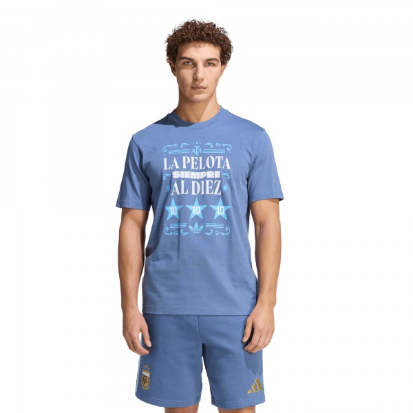 Argentina National Team adidas FIFA x World Cup 2022 Winners Amply T-Shirt - Blue