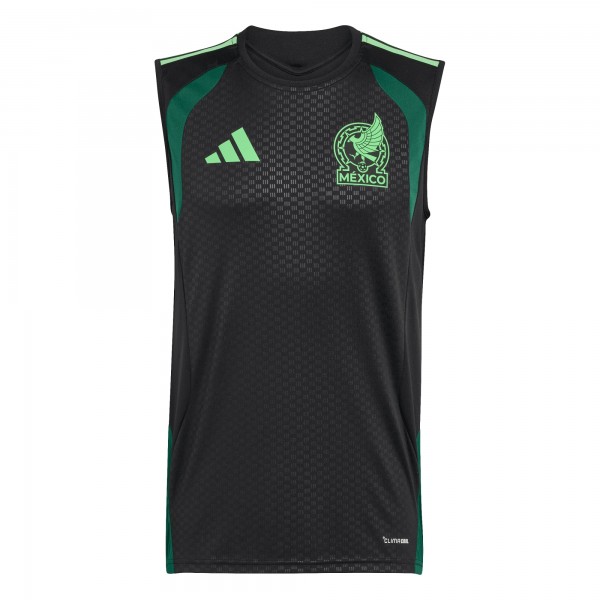 Mexico National Team adidas FIFA x World Cup 2026 Sleeveless Training Jersey - Black