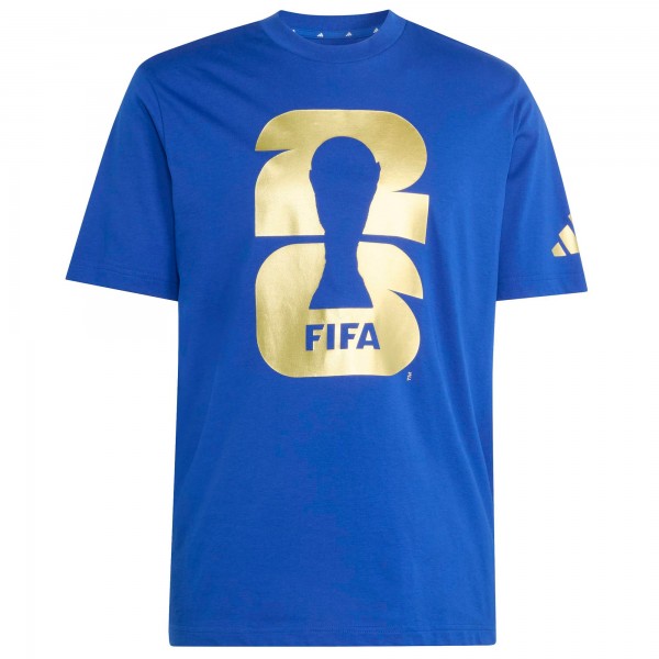 adidas 2026 FIFA World Cup Official Emblem T-Shirt - Blue