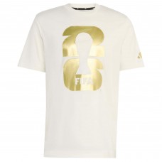 adidas 2026 FIFA World Cup Official Emblem T-Shirt - White
