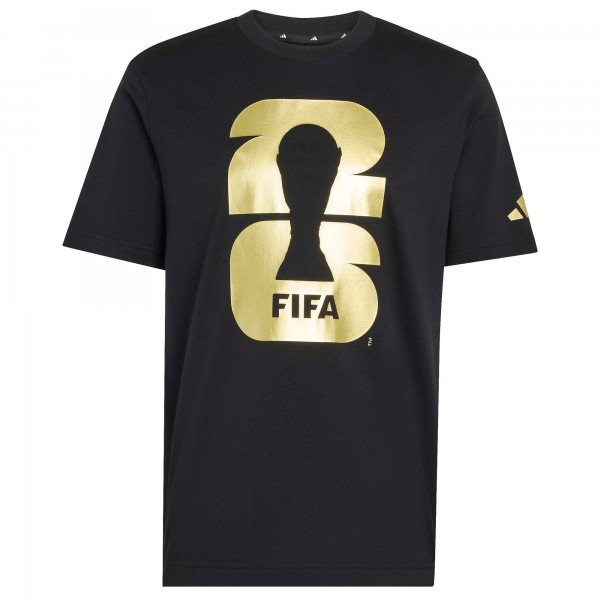 adidas 2026 FIFA World Cup Official Emblem T-Shirt - Black