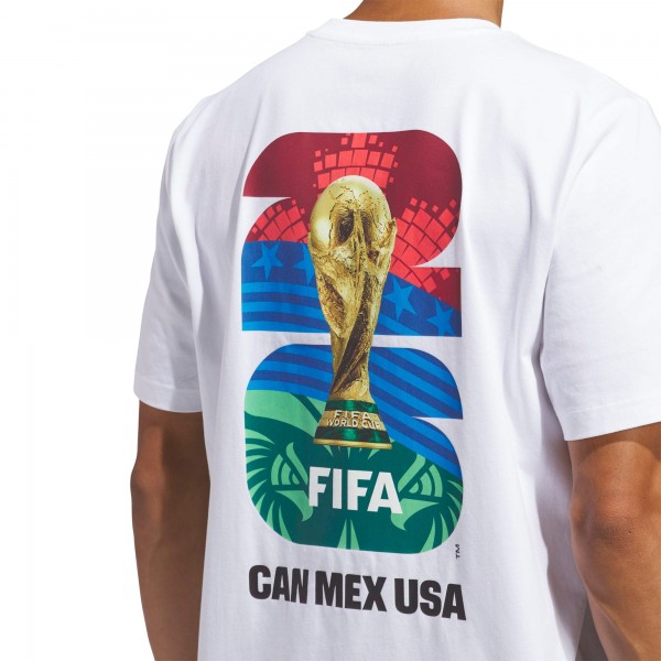 adidas 2026 FIFA World Cup Official Match Ball T-Shirt - White