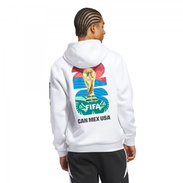 adidas 2026 FIFA World Cup Official Graphic Hoodie - White