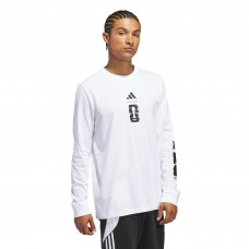 adidas 2026 FIFA World Cup Official Graphic Long Sleeve T-Shirt - White