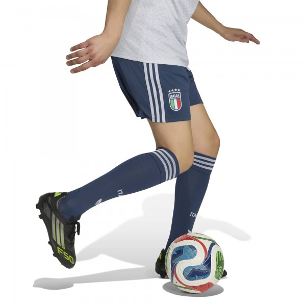 Italy National Team adidas Away Replica Shorts - Blue