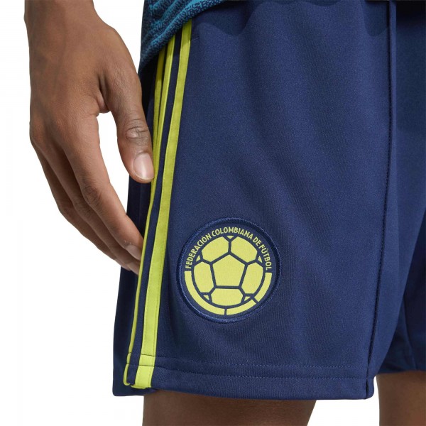 Colombia National Team adidas Away Replica Shorts - Navy