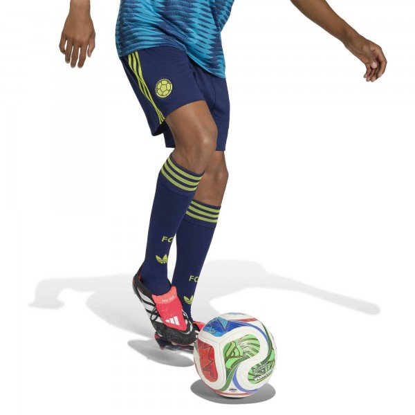 Colombia National Team adidas Away Replica Shorts - Navy