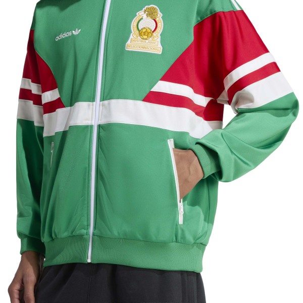 Mexico National Team adidas 1986 Bringback Full-Zip Track Top - Green