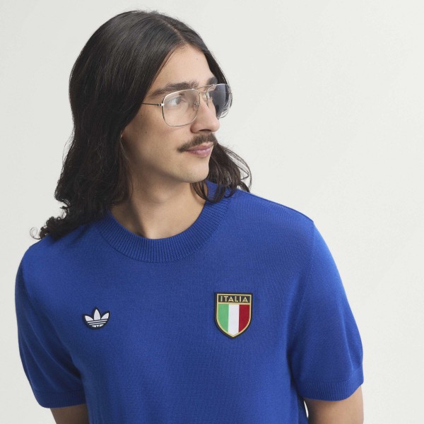 Джерси Italy National Team adidas 1970s Fashion - Blue