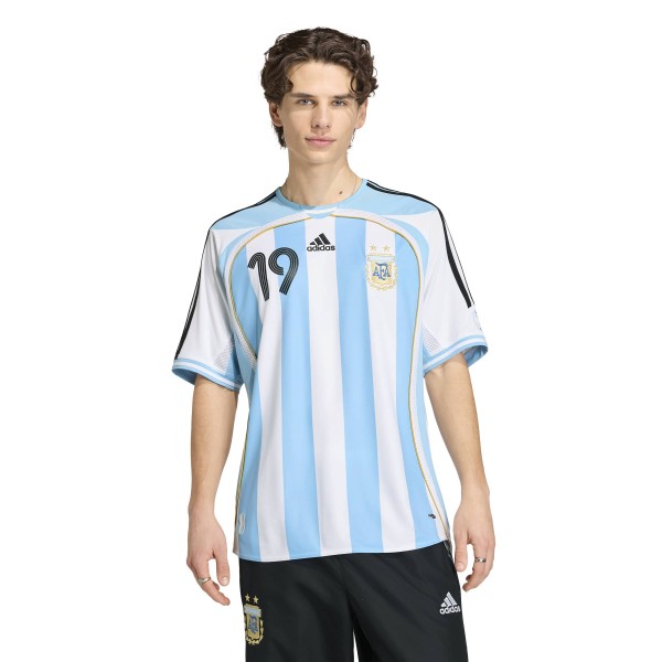 Lionel Messi Argentina National Team adidas 2006 Bringback Home Jersey - White