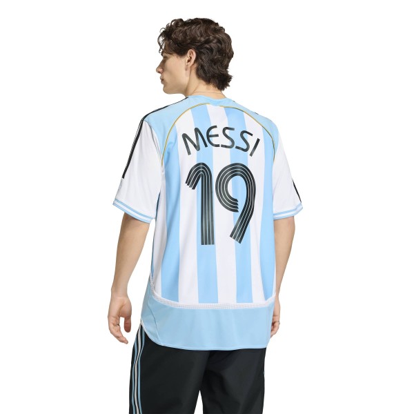 Lionel Messi Argentina National Team adidas 2006 Bringback Home Jersey - White