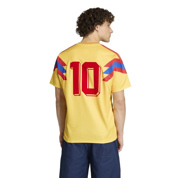 Colombia National Team adidas 1990 Bringback Home Jersey - Yellow